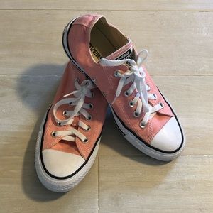 Pink Converse Low Tops